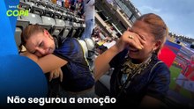 Influencer que viralizou na Copa, Mari Menezes fica inconsolável após derrota do Brasil