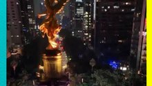¡Se eriza la piel! Miles cantan el Himno Nacional en el Ángel antes del México vs Inglaterra