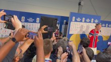 VINICIUS STOPS HAALAND in MIXED ZONE to HUG him after BRAZIL 1-2 NORWAY | WORLD CUP 2026