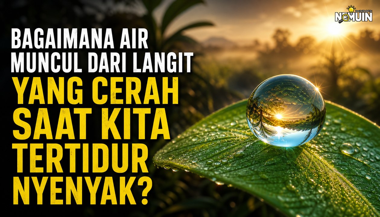 Embun Subuh Bukan Air Hujan, Lalu Dari Mana Asalnya yang Sesungguhnya?
