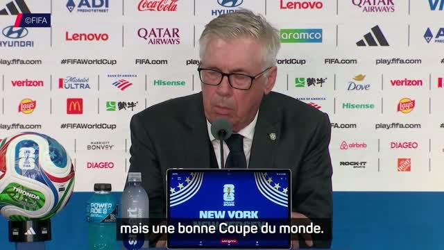 Brésil - Ancelotti : Cette défaite marque le début d'un nouveau cycle