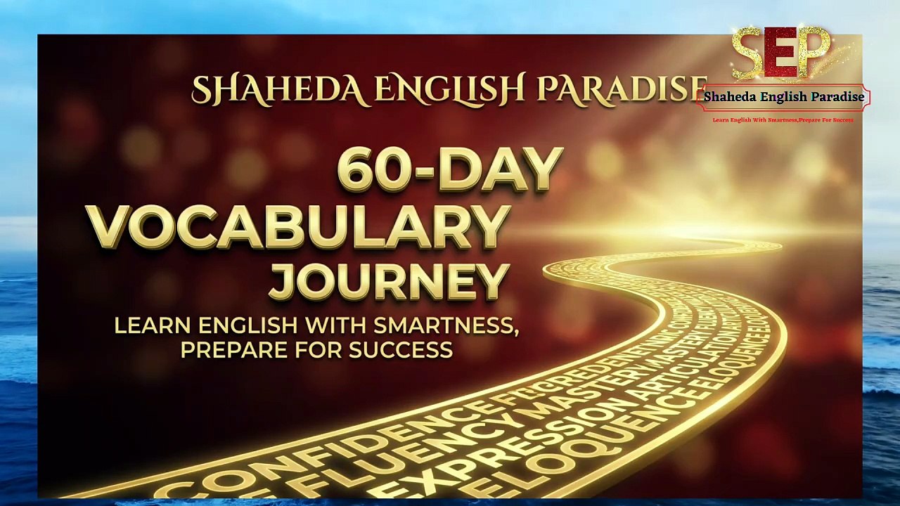 Day 4 | Learn English Vocabulary | Speak English Naturally | 60-Day English Confidence Journey | Shaheda English Paradise - Professional Language Teacher Shaheda Akter Chowdhury