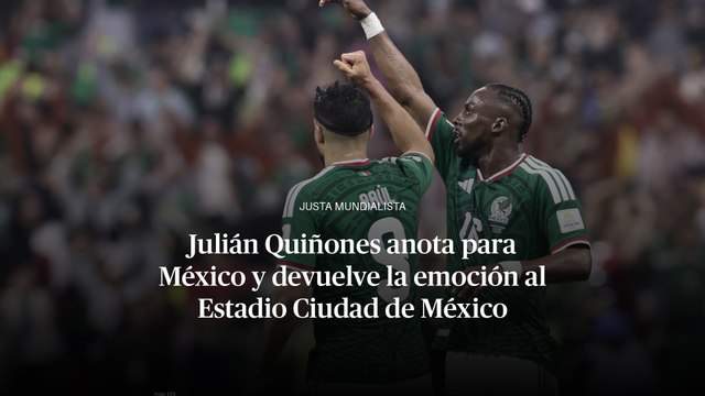 Julián Quiñones anota para México y devuelve la emoción al Estadio Ciudad de México