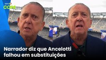 Galvão Bueno elenca erros cometidos pelo Brasil ao analisar eliminação para a Noruega