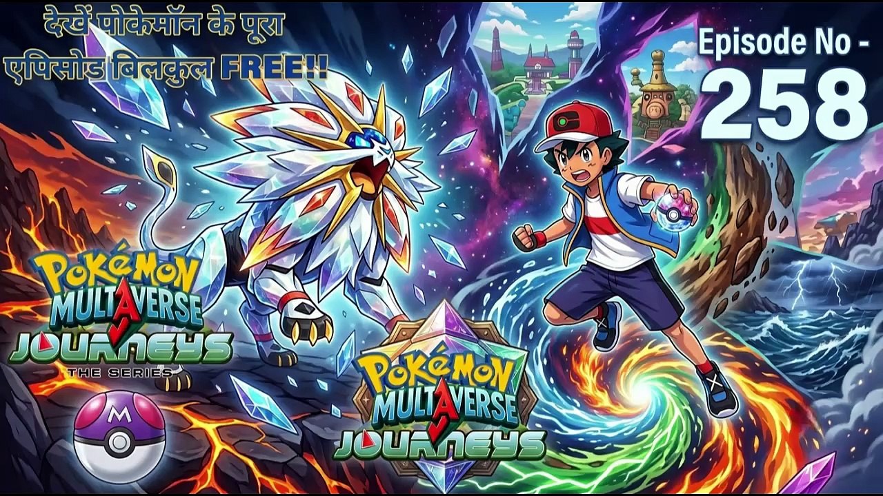 Ash ak new Journey beyond the world Ep 258