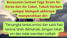kesal suami selingkuh siram titit air keras dan bubuk cabe tidak kebayang rasanya gimana #entertain