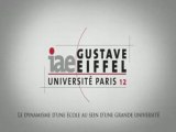 Présentation IAE Gustave Eiffel