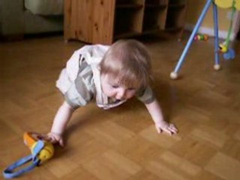 Hugo et son quatre pattes sur place