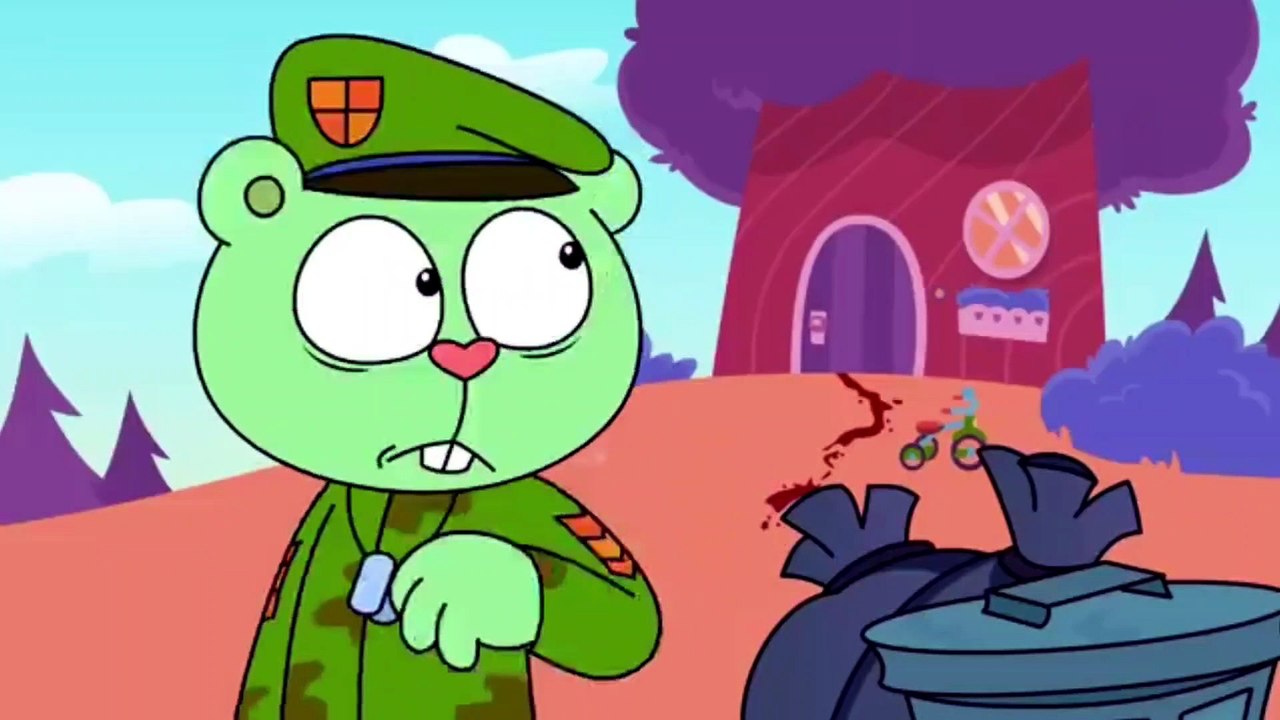 Presenta Presents Happy Tree Friends Fan Made Cuidando a Cub Caring To Cub
