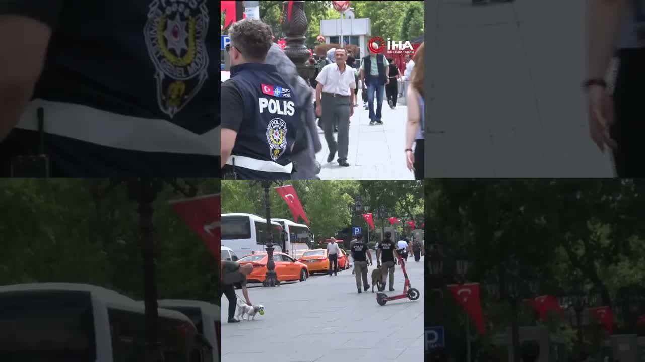 NATO Zirvesi öncesi Kızılay Meydanı'nda geniş güvenlik önlemleri