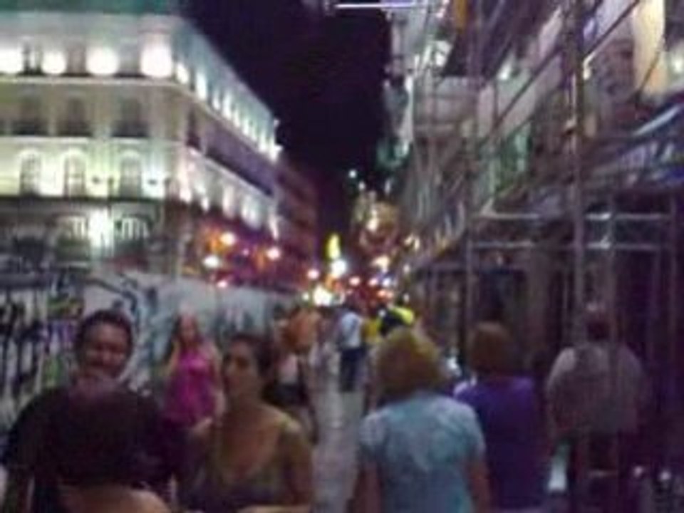 Madrid après la victoire à l'euro 2008 : vidéo 1