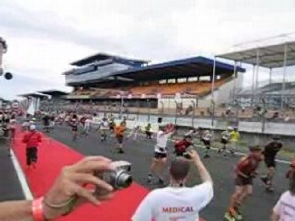 Départ 24H mans roller 2008