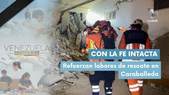 Equipos de rescate no cesan la búsqueda de sobrevivientes en Caraballeda