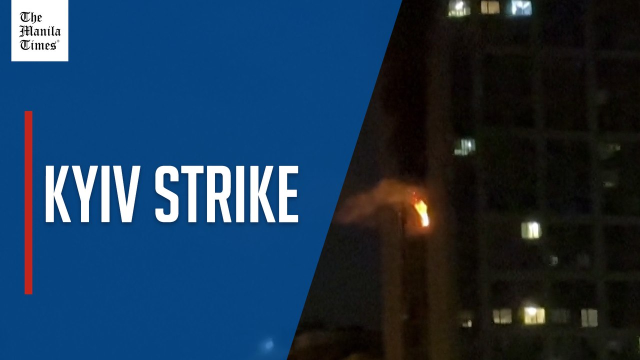 Kyiv residential complex on fire as Russia launches more strikes