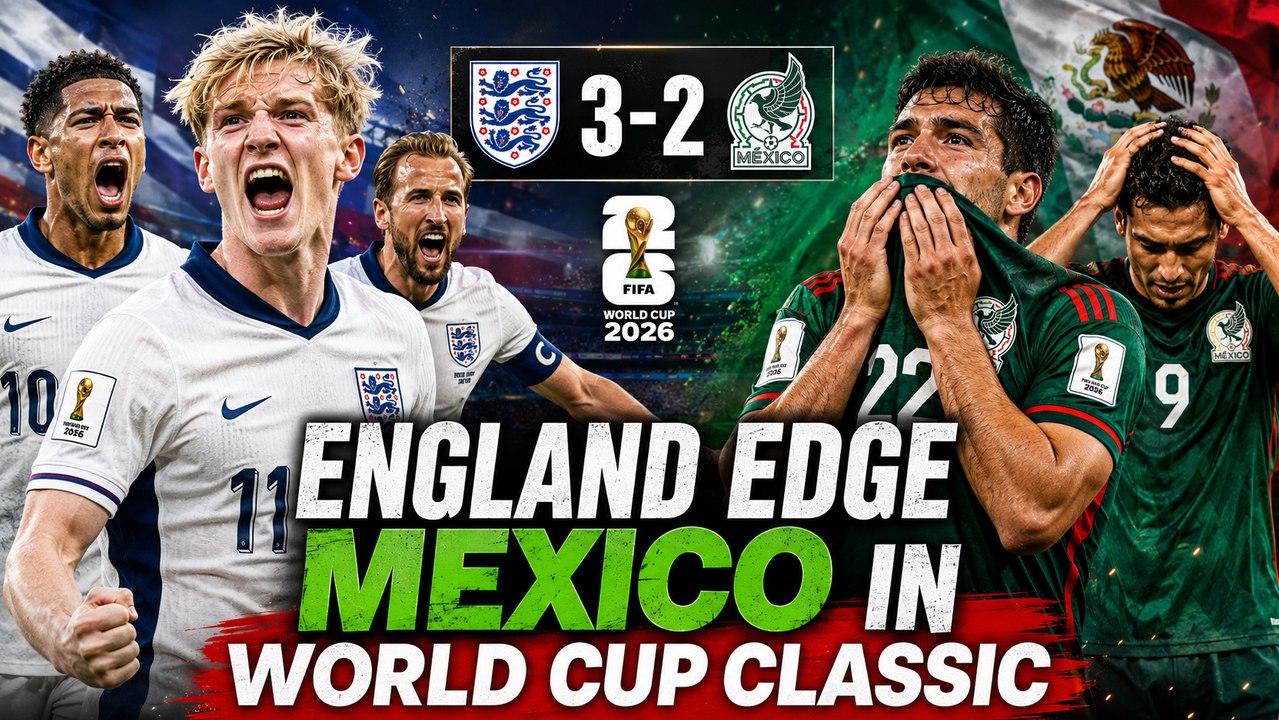 England vs Mexico: Three Lions Survive Late Scare, Reach FIFA World Cup Quarter-finals | Football