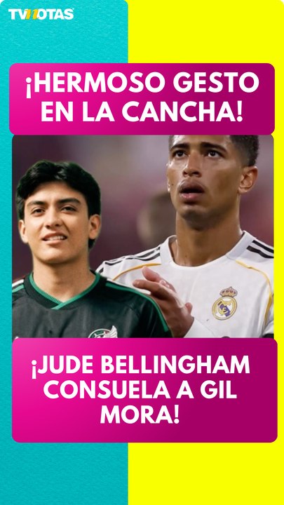 ¡Hermoso gesto en la cancha! Jude Bellingham consoló a Gil Mora y le regaló su playera tras el México vs. Inglaterra