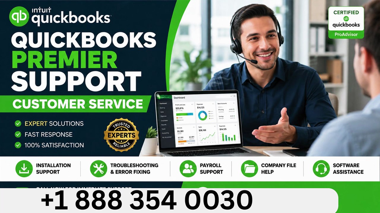 QuickBooks Premier Customer Service Number USA | QuickBooks Premier Support Guide
