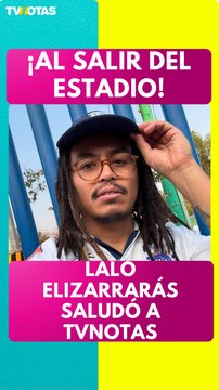 Lalo Elizarrarás mandó un saludo a TVNotas tras la eliminación de México