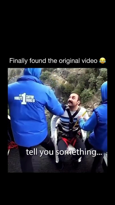 The Guy Who Was Too Scared to Jump funny meme