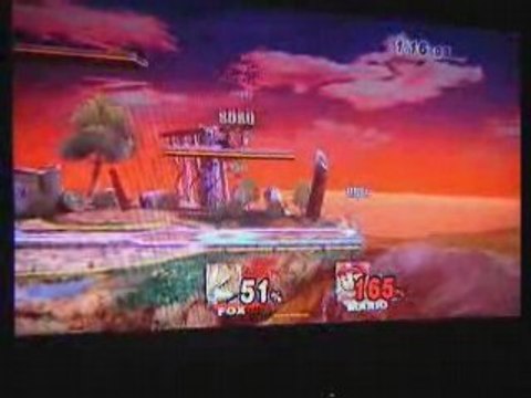Super Smash Bros Brawl : Fox vs Mario