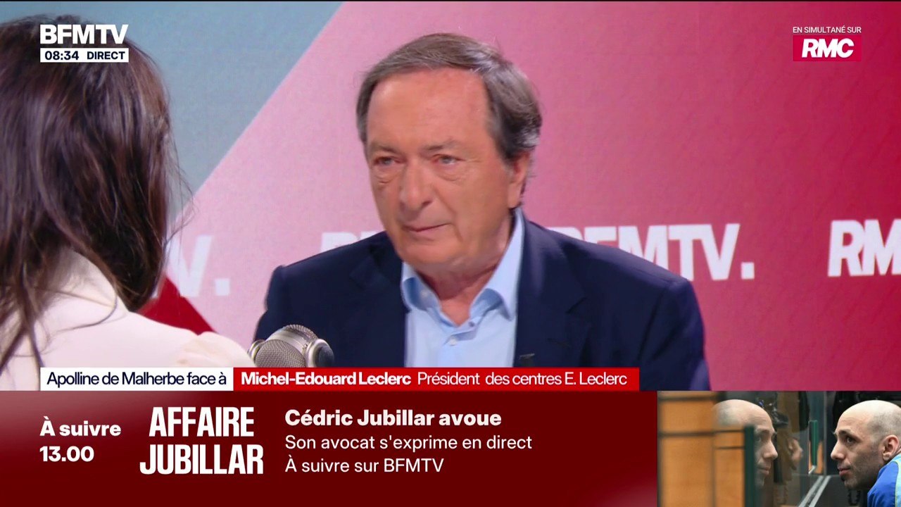 Bilan carbone: "Il y a une responsabilité des entreprises", estime Michel-Edouard Leclerc, président des centres E.Leclerc