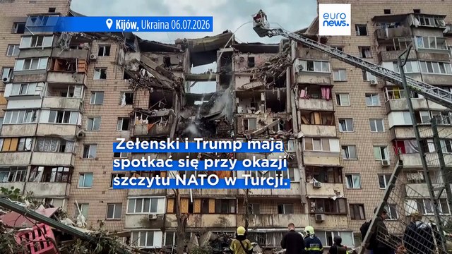 Wojna w Ukrainie. Co najmniej 10 ofiar rosyjskiego ataku na Kijów