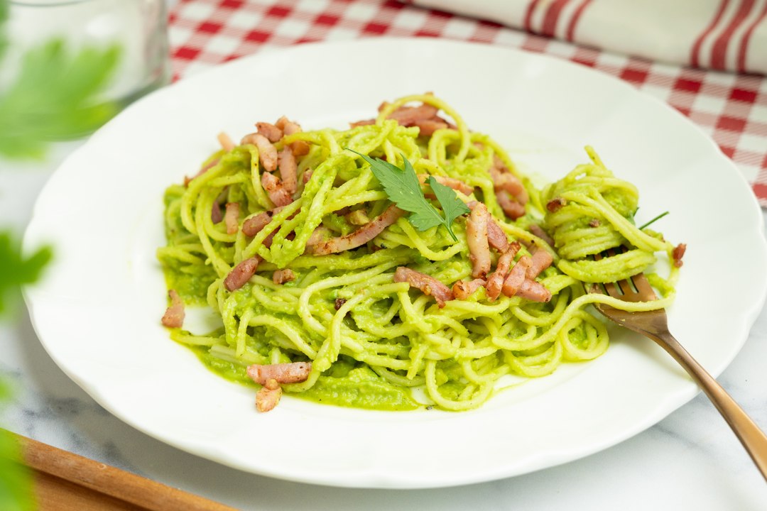 Carbonara de aguacate