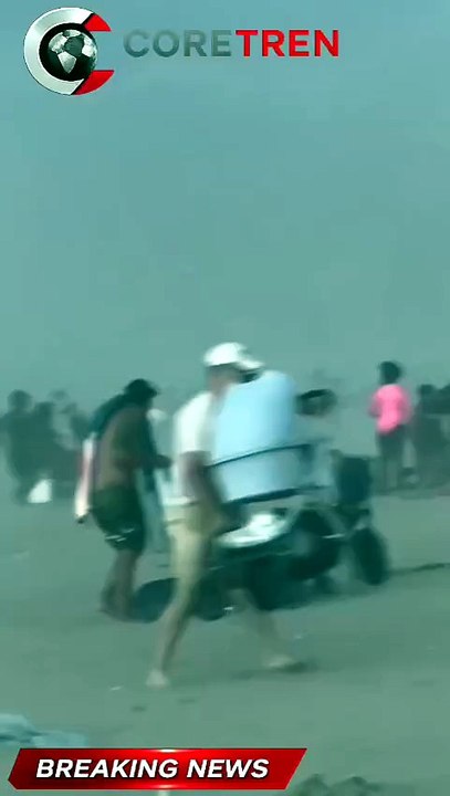 Massive Sandstorm Sweeps Across Coney Island Beach | Breaking News