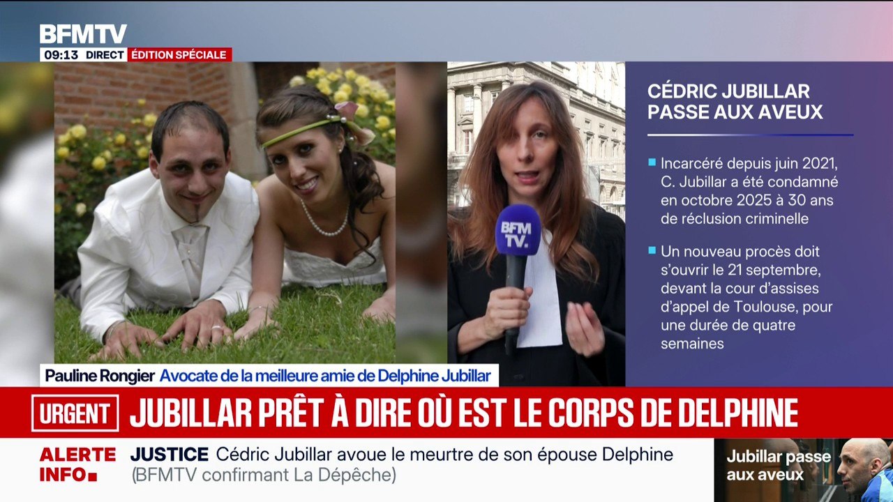 Aveux de Cédric Jubillar: "Enfin on va savoir où est le corps de Delphine", réagit Pauline Rongier, avocate de la meilleure amie de Delphine Jubillar