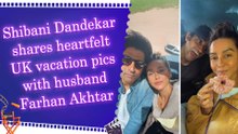 Shibani Dandekar drops stunning UK trip pics with Farhan Akhtar, donut moment steals the show