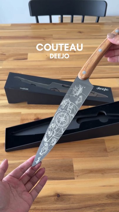 COUTEAU DE CUISINE DESIGN ✨