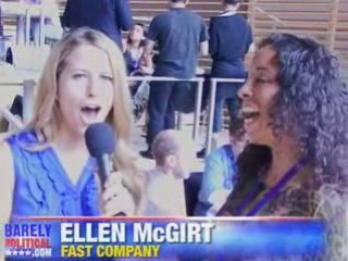 Obama Girl at the Personal Democracy Forum