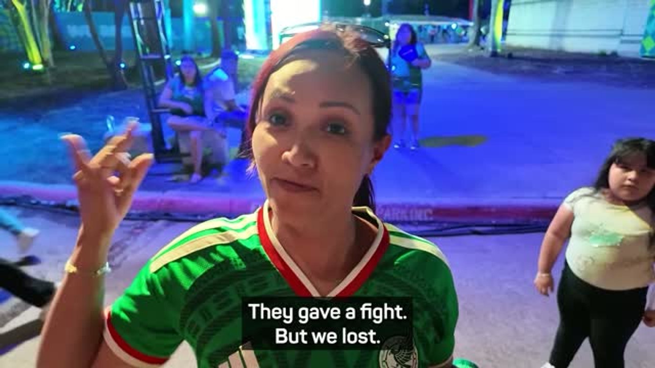 Mexico fans react to World Cup exit
