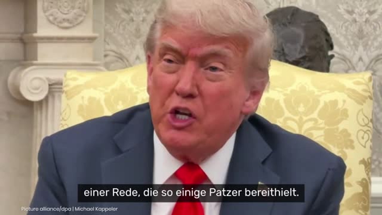 Trump erfindet Wörter bei Rede