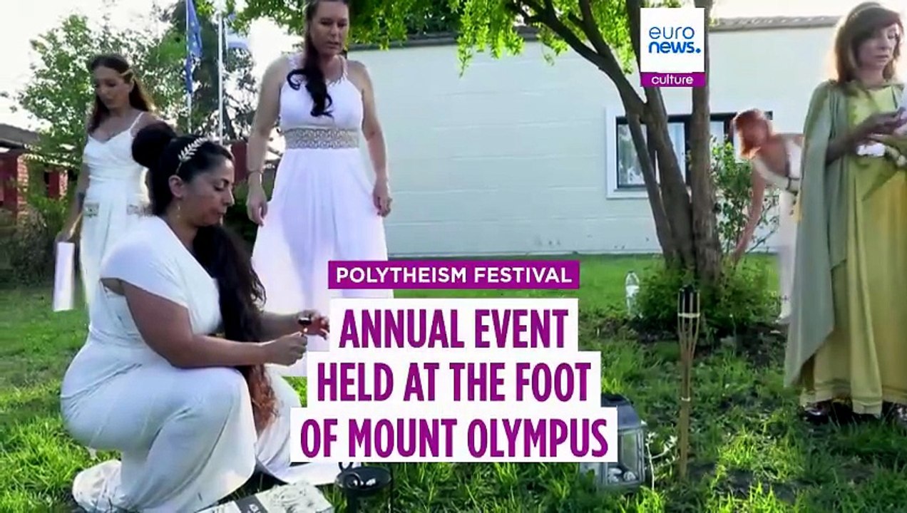 Celebrating Greece and its ancient gods: Annual polytheism festival takes place on Mount Olympus