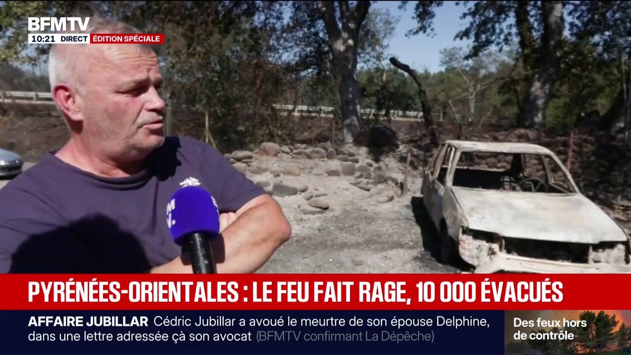 "J'ai plus rien sur mon terrain": dans les Pyrénées-Orientales, les habitants découvrent les dégâts causés par les incendies