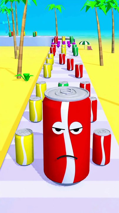 “From Plain to Power Look!” which one you drink ? #gaming #juicerun #epicraces #funrace #viralvideo