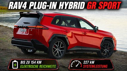 Toyota RAV4 PLUG-IN HYBRID GR Sport erstmals als Plug-in-Hybrid