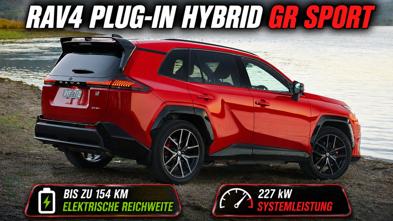 Toyota RAV4 PLUG-IN HYBRID GR Sport erstmals als Plug-in-Hybrid