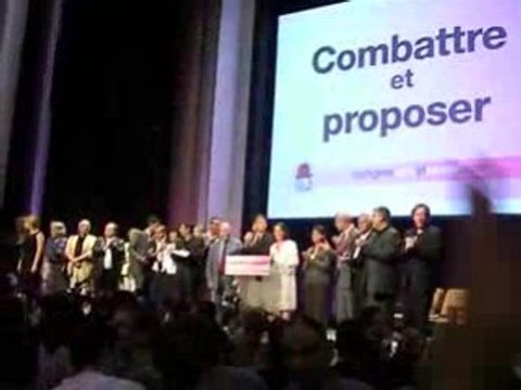 Entrée de Ségolène Royal à la Maison de la Chimie