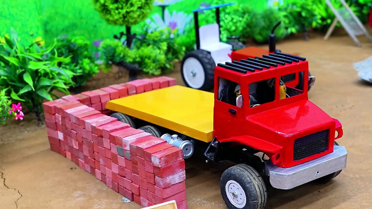 Mini_diy_bricks_house_construction_full_making_Science_project___mini_cemented_and_bricks_House