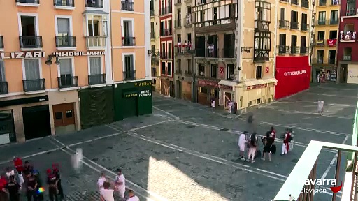 Time-lapse de la plaza Consistorial a la espera del Chupinazo