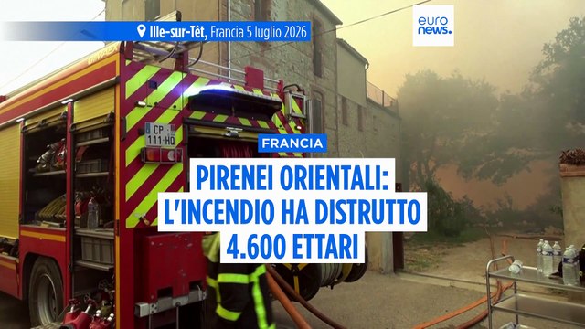 Nei Pirenei Orientali gli incendi hanno già bruciato oltre 4.600 ettari