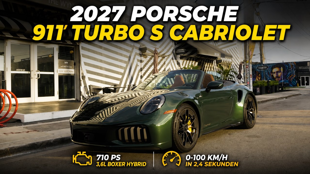 2027 Porsche 911 Turbo S Cabriolet – Eleganz, Technik und Performance