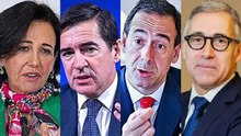 Santander, BBVA, CaixaBank y Sabadell anticipan años de bonanza para el negocio