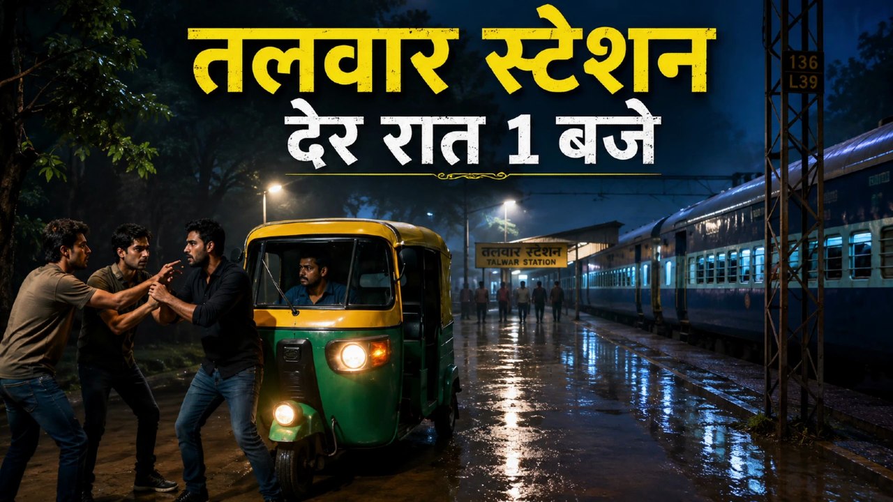 What Happened at Talwar Station at 1 AM? | Hindi Horror Story | Scary Podcast