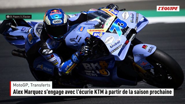 Transferts : Alex Marquez s'engage avec l'écurie KTM à partir de la saison prochaine - MotoGP - Transferts