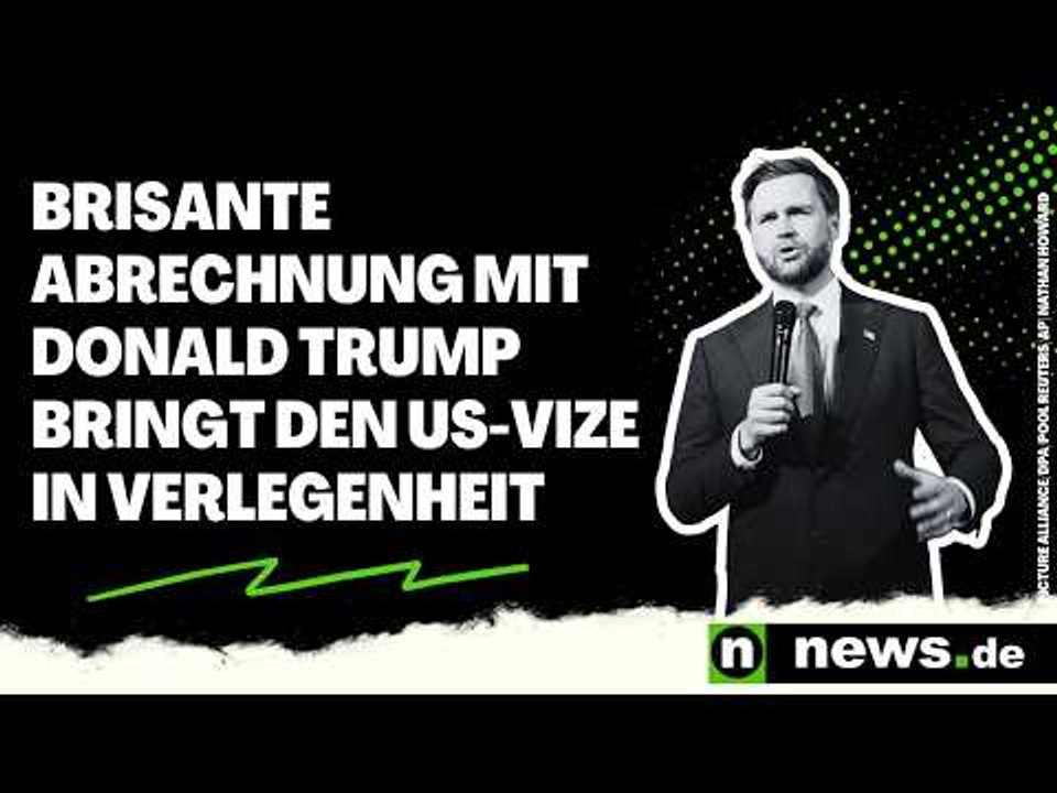 J.D. Vance: Brisante Abrechnung mit Donald Trump bringt den US-Vize in Verlegenheit