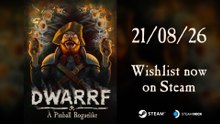 DWARRF A Pinball Roguelike Official Release Date Trailer