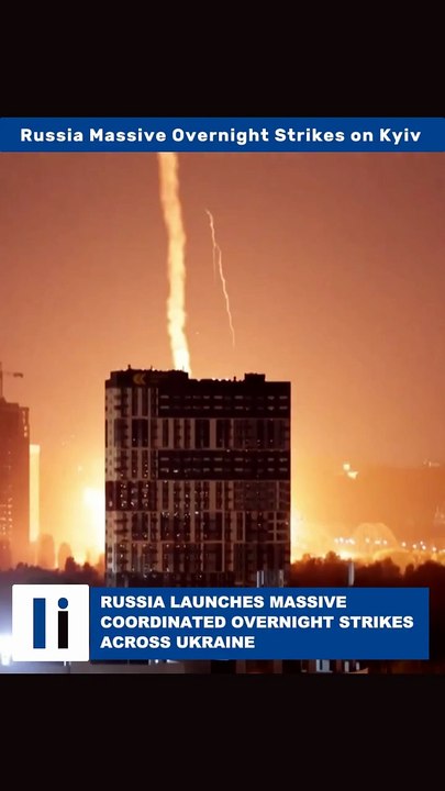 Russia Launches Massive Overnight Strike on Kyiv